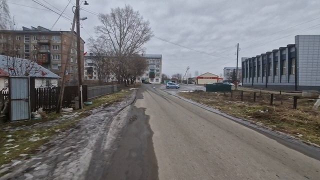 Прогулка по селу Первомайское, Бийского района, Алтайского края. 27.11.2025