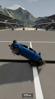 Кадилак СТС в BeamngDrive