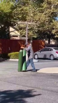 Как перенести баллон с кислородом