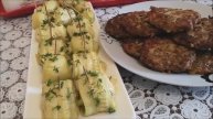 Рулеты из КАБАЧКОВ с куриной грудкой в духовке и КАБАЧКОВЫЕ ОЛАДЬИ с ФАРШЕМ\вкусные кабачки рецепты