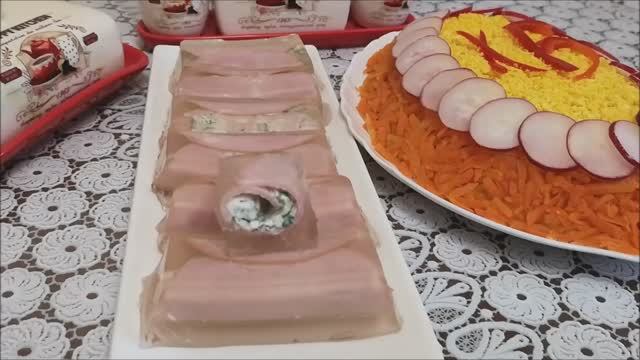 Салат и закуска ЗАЛИВНЫЕ РУЛЕТИКИ|КРАСИВО ВКУСНО И БЫСТРО|простые рецепты|быстрые рецепты
