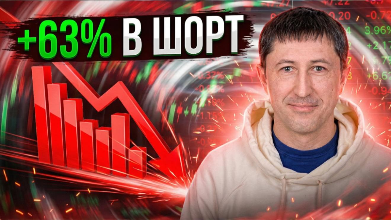 +63% за 3 часа в шорт | Трейдинг по фактам