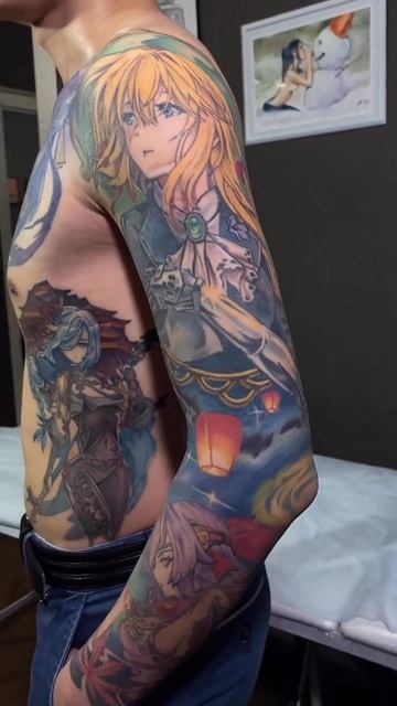 Наш гость любит аниме в ярких красках 🧨🔥 #аниме #anime