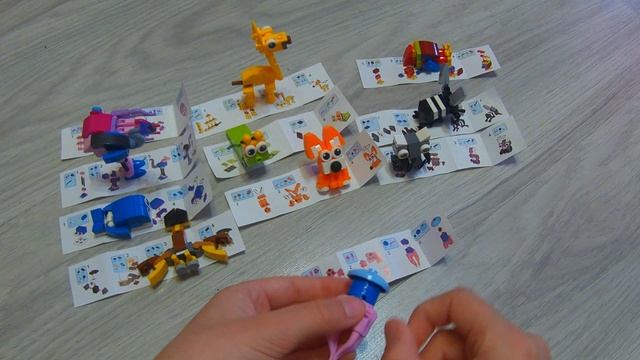 Распаковка пакетиков Магнит зверятыши коллекция, магнит акция, как собрать зверятышей из магнита