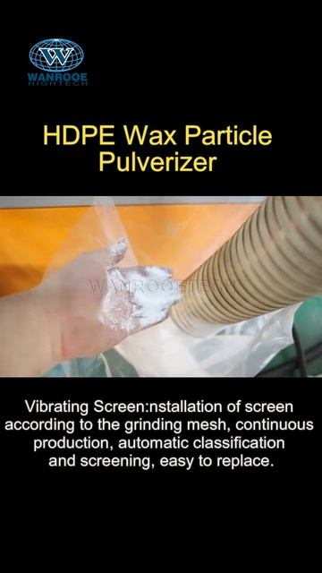 Мельница для измельчения ПНД гранул с воском в порошки