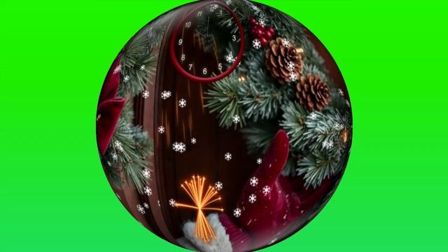 ФУТАЖ - НОВОГОДНИЙ ШАР