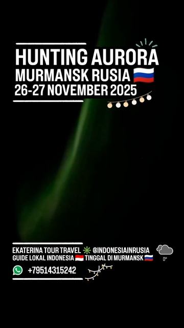 ARYA PRADANA BUDIARTO EKATERINA TOUR TRAVEL LOCAL GUIDE INDONESIA 🇮🇩 IN MURMANSK RUSSIA 🇷🇺