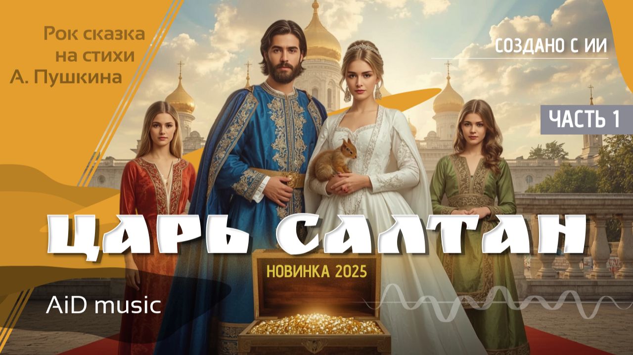 [Царь Салтан] - Рок-сказка (часть 1) | Классика в огне гитар | Новинка 2025 | ИИ