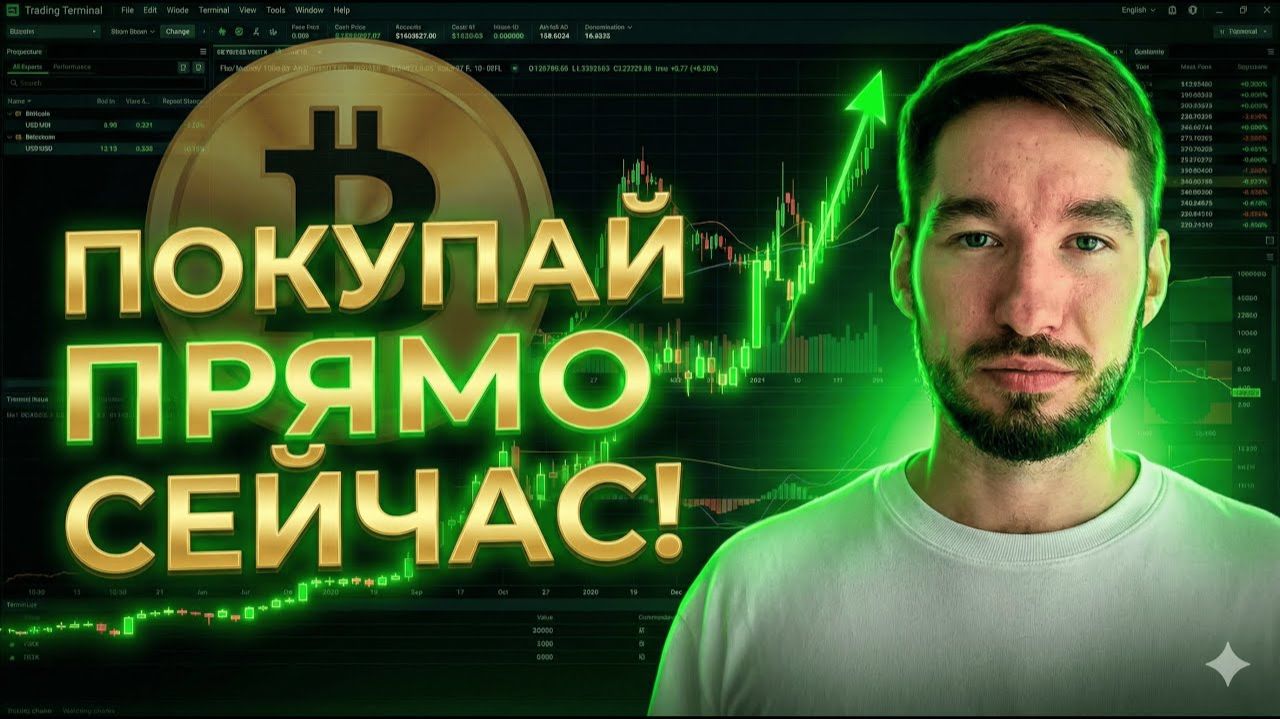 БИТКОИН ПРОГНОЗ_ ПОСЛЕДНИЙ ШАНС КУПИТЬ ПЕРЕД ВЗРЫВОМ_ 🚀 Киты набирают позицию! Топ Альткоинов.