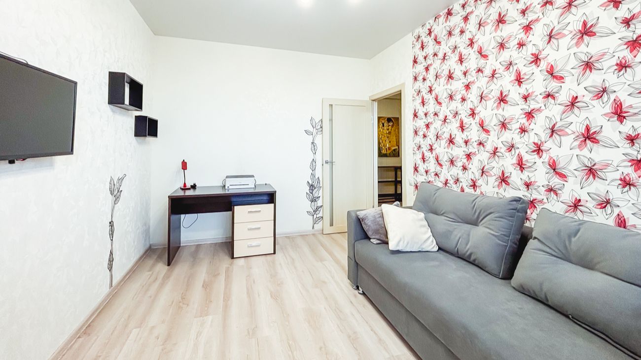 Рум-тур по 1-к квартире по адресу: мкр. Березовый, д 172