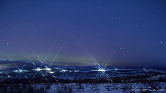 Поляные сияния марта