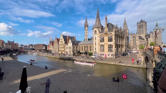 🇧🇪 Гент, Бельгия - яркая городская жизнь в средневековом городе / 2025