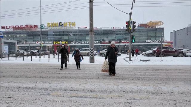 Мой субботний день / Сходила на фермерский рынок / Наши покупки / И к нам пришел снег /