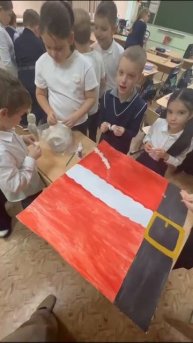 подготовка с одноклассниками к новому году