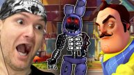 ПРИВЕТ СОСЕД СТАЛ БОННИ! И напугал меня до смерти ► Hello Neighbor #4