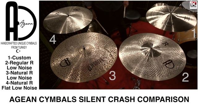 Agean Low Noise vs Regular: большое сравнение крэш-тарелок