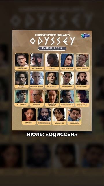 Самые ОЖИДАЕМЫЕ фильмы с Зендаей #зендая #кино #фильмы #кино2026