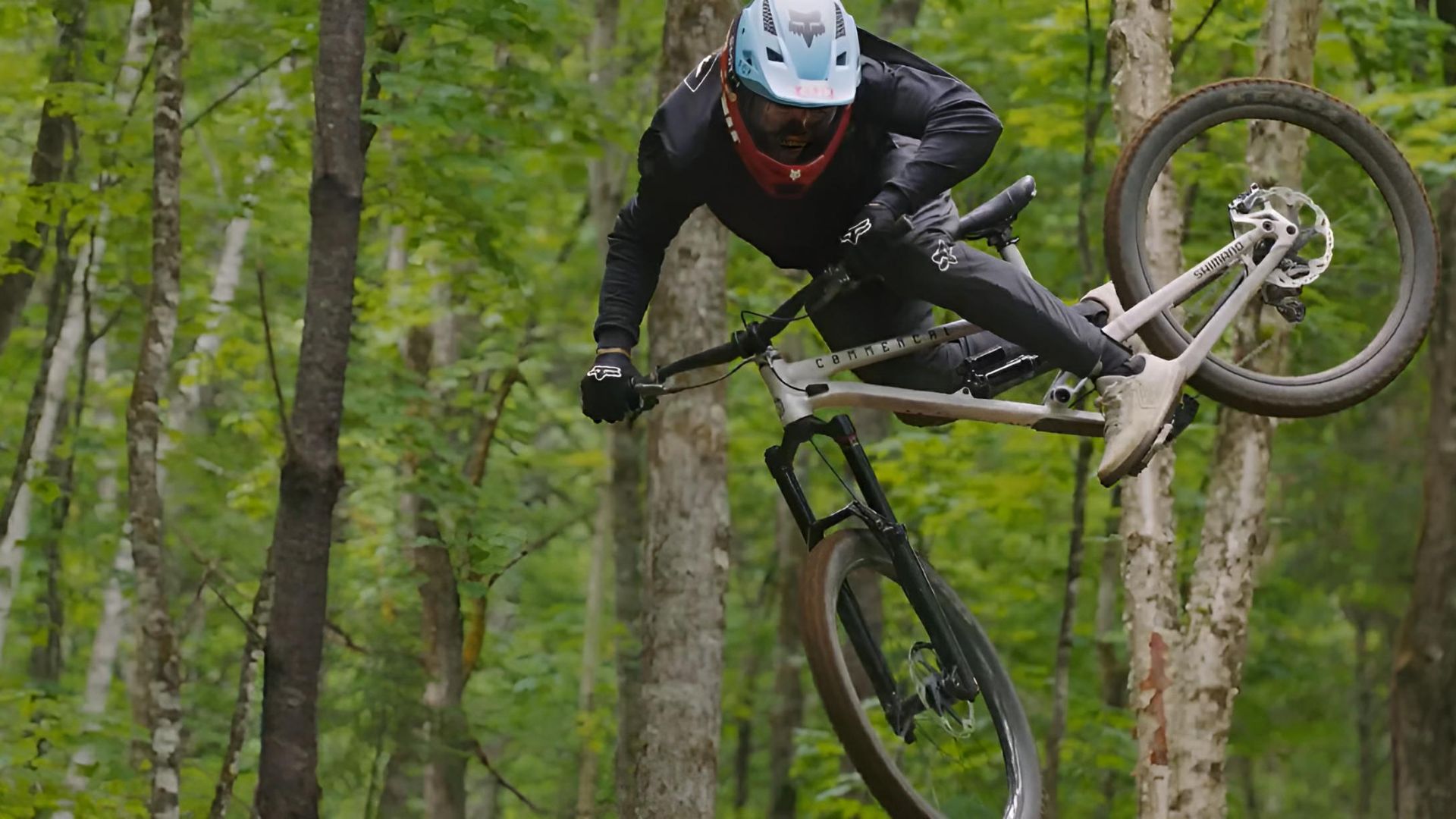 Велоспорт на вечнозеленых горных склонах (Музыка)