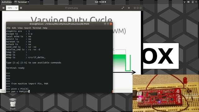 Learn MicroPython _6 - fade an LED with PWM