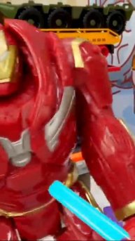 Оружие Таноса сделало Железного Человека крошечным! #игрушки #длядетей #игрушкидлямальчиков