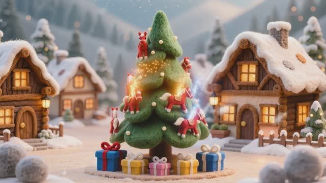 🧸 Плюшевый Новый год 2026 // Тёплый футаж