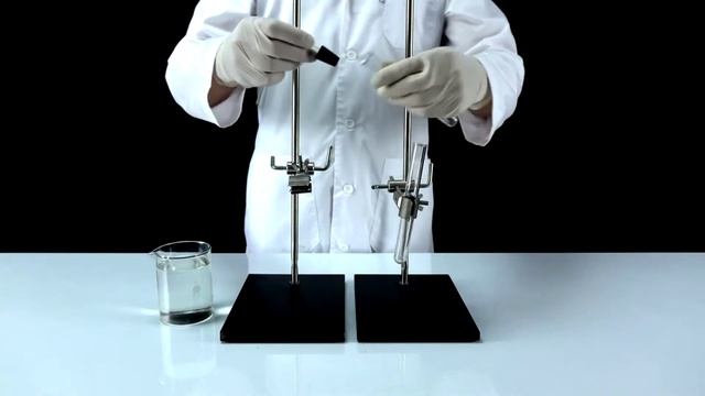 Лабораторный опыт 2. Сборка прибора для получения и собирания газа методом вытеснения воздуха