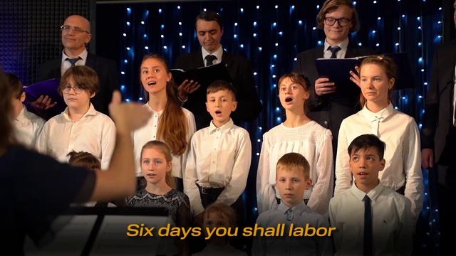 "Десять заповедей". Арина Тимофеева, хор "Северное сияние" и детский хор