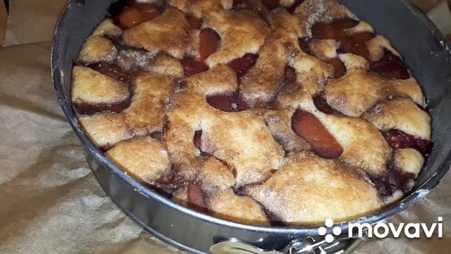 #Сливовый #пирог#