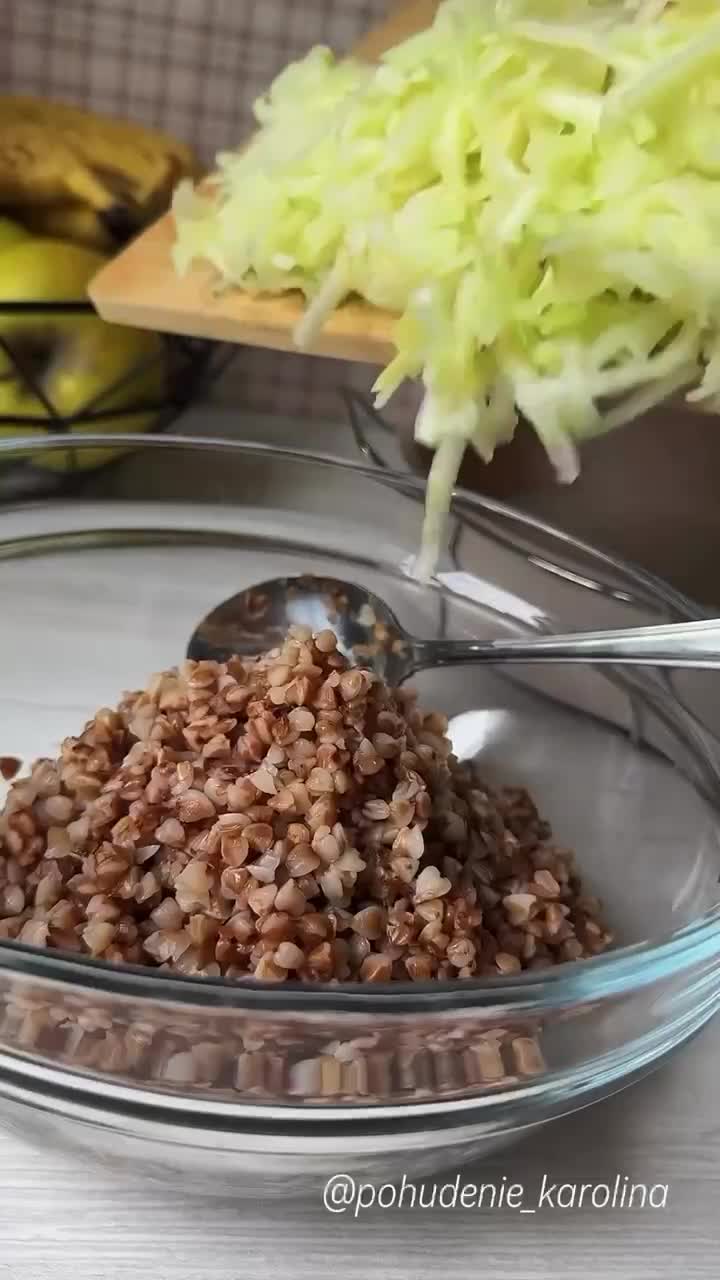 🍲 Кабачковая запеканка с гречкой и курицей