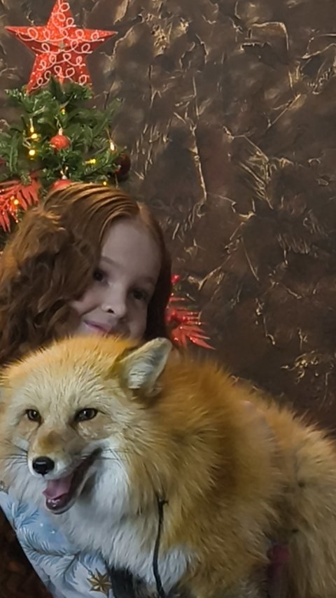 фотосессия с лисой