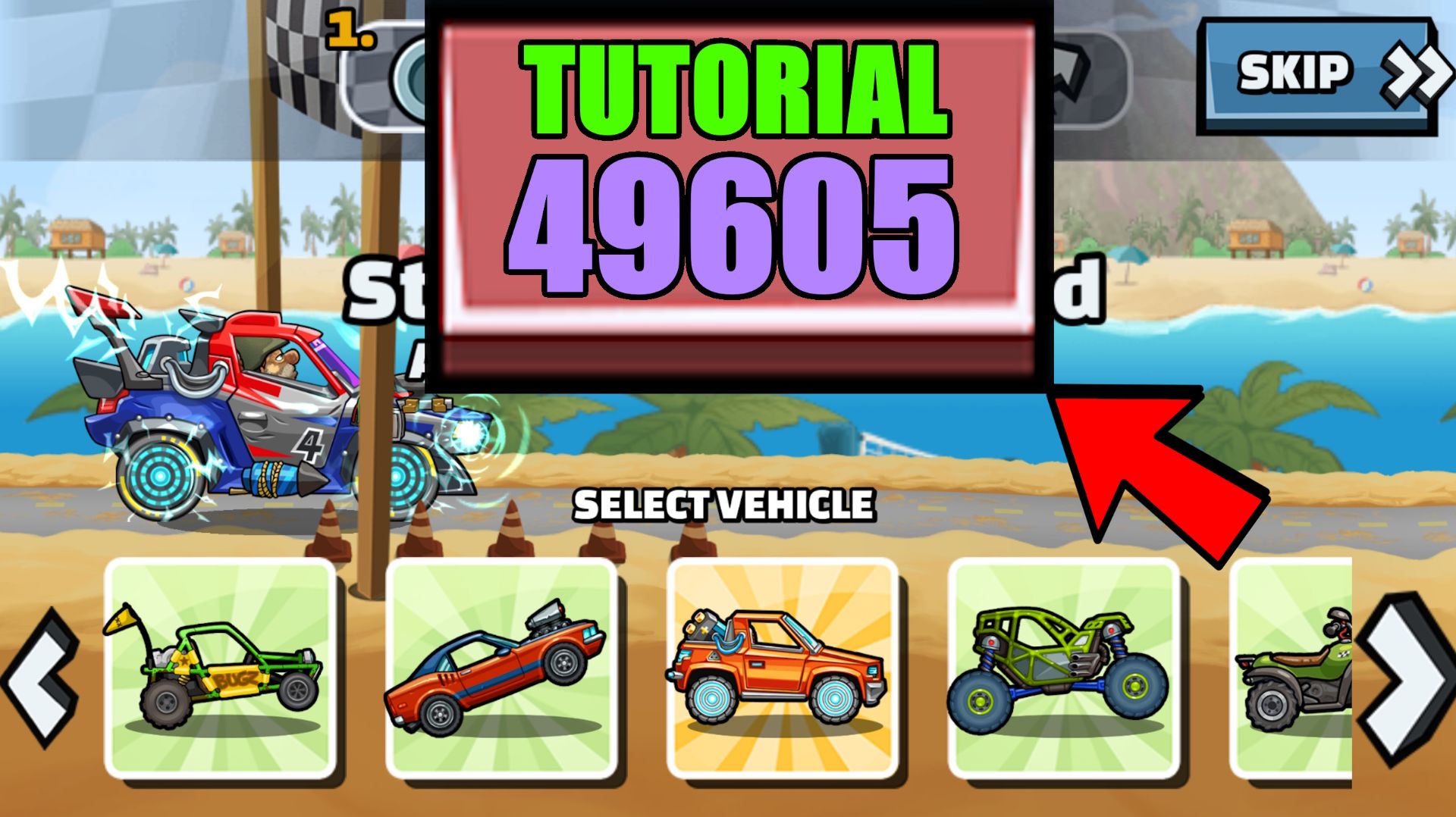 📌 49605 TUTORIAL 📌 (Ceaseless Canter) - Hill Climb Racing 2