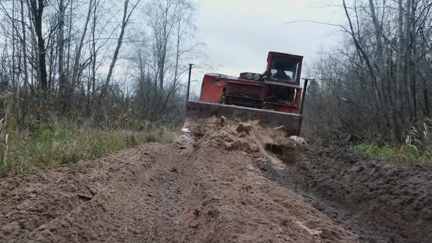 Легендарный трелёвочный трактор ТДТ-55. Монстр бездорожья.