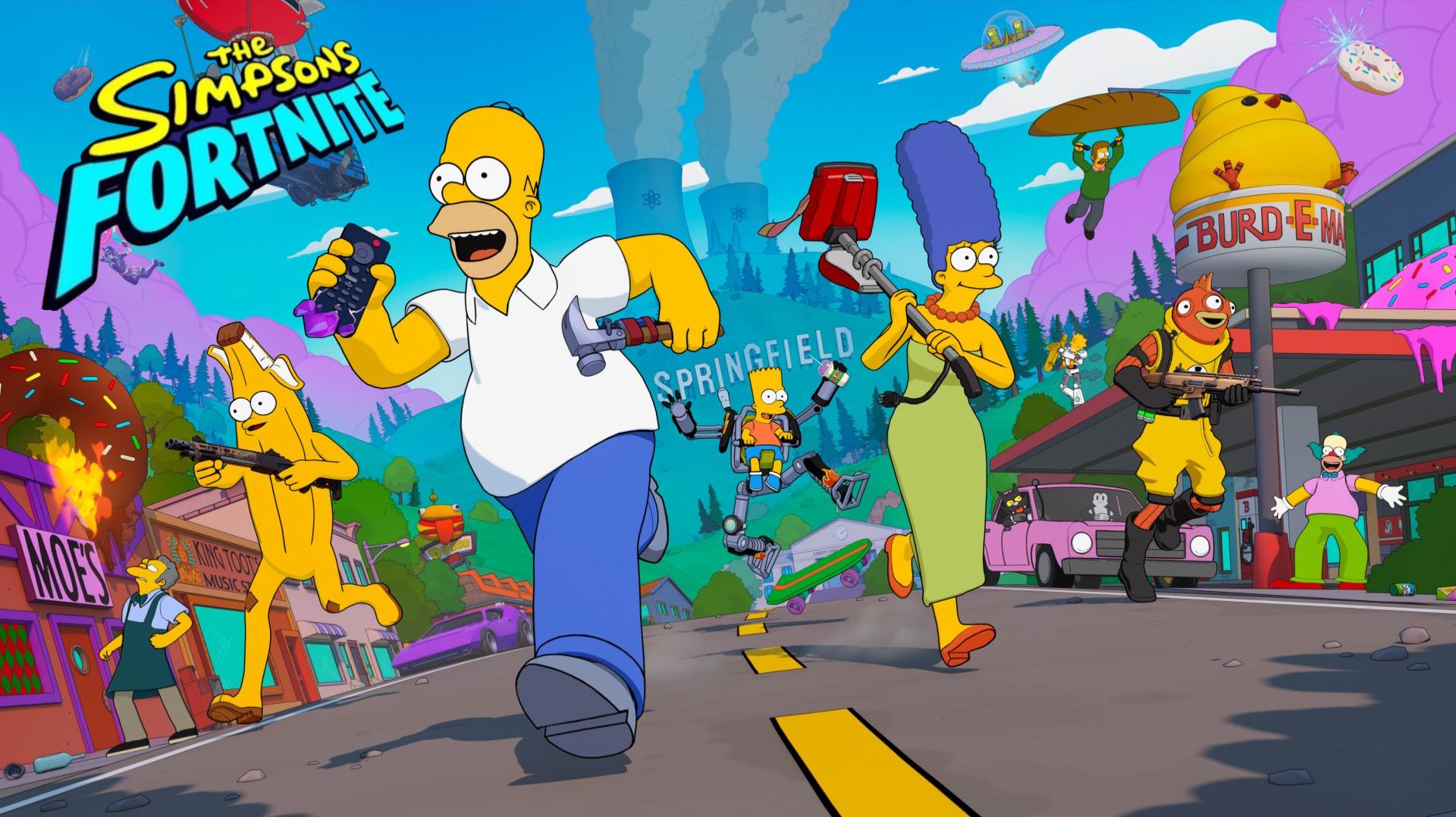 Симпсоны из Фортнайта