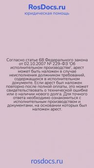 RosDocs - Повторный арест за ЖКХ