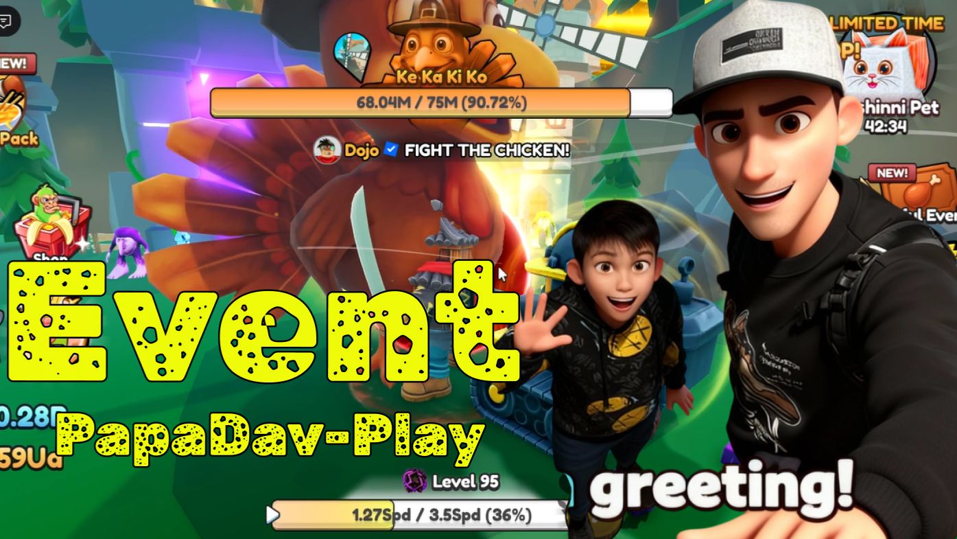 PapaDavPlay на ивенте в Эволюции BrainRot