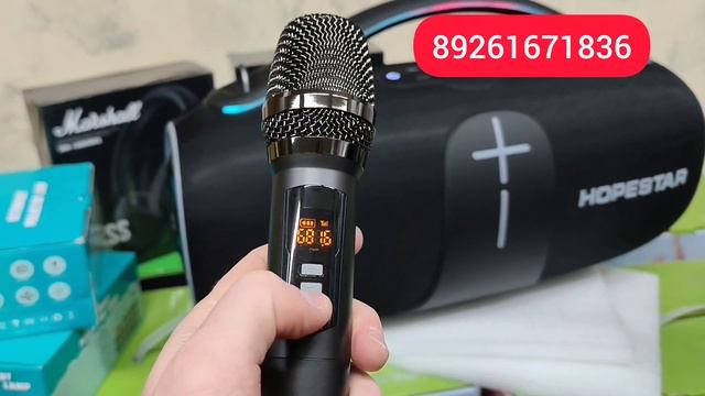 HOPESTAR A86 450 Ватт с Микрофоном 🔥 Вставные Блютуз Наушники ✅ 2 Астронавта Ночника 🔥Большие науш