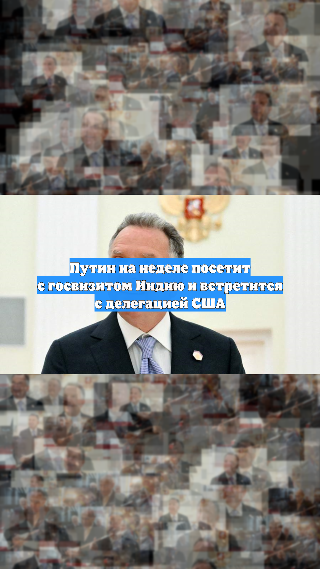 Путин на неделе посетит с госвизитом Индию и встретится с делегацией США