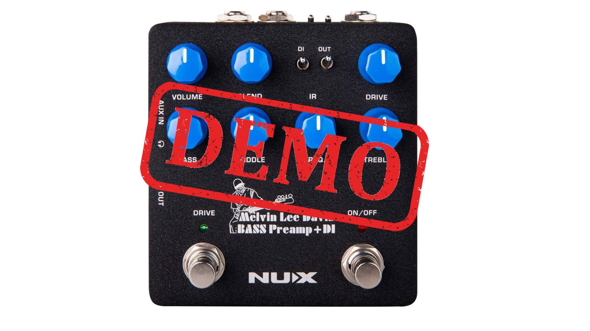 NUX NBP-5 Melvin Lee Davis Bass Preamp - демонстрация звучания