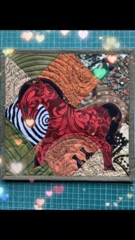 Анонс нового видеоурока по лоскутному шитью "НЛО и лоскутная лошадка"