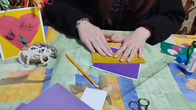 Мастер-класс "Открытка для мамы" - СК п. "Колос"