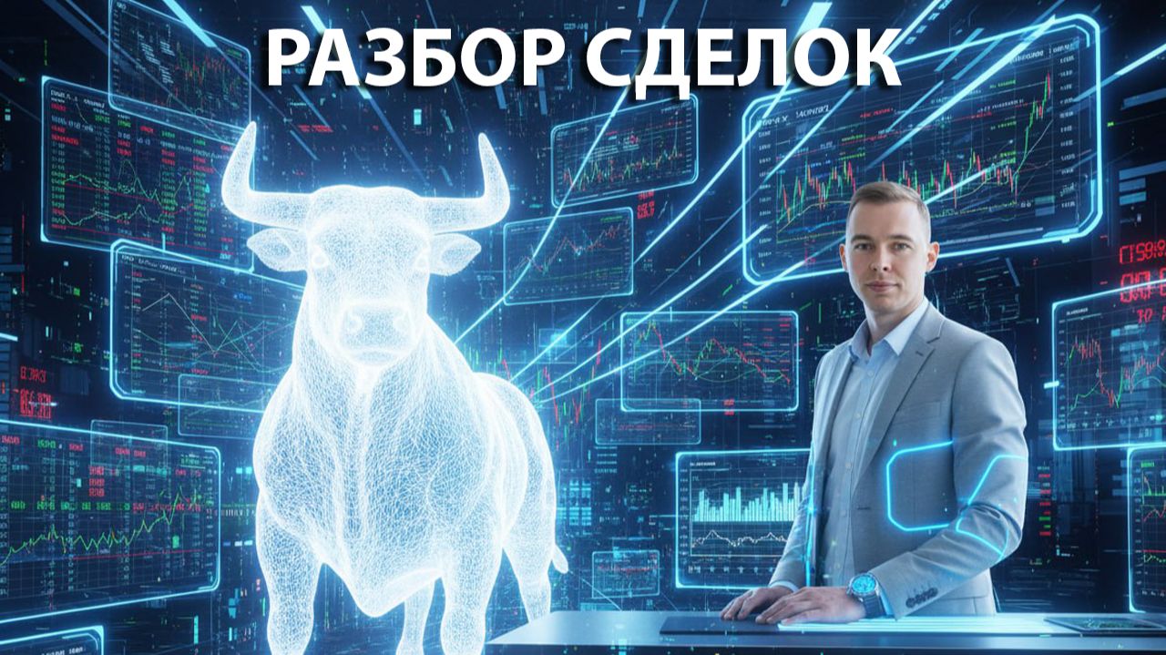 Разбор 5 реальных сделок на Мосбирже — акции, фьючерсы, РЕПО