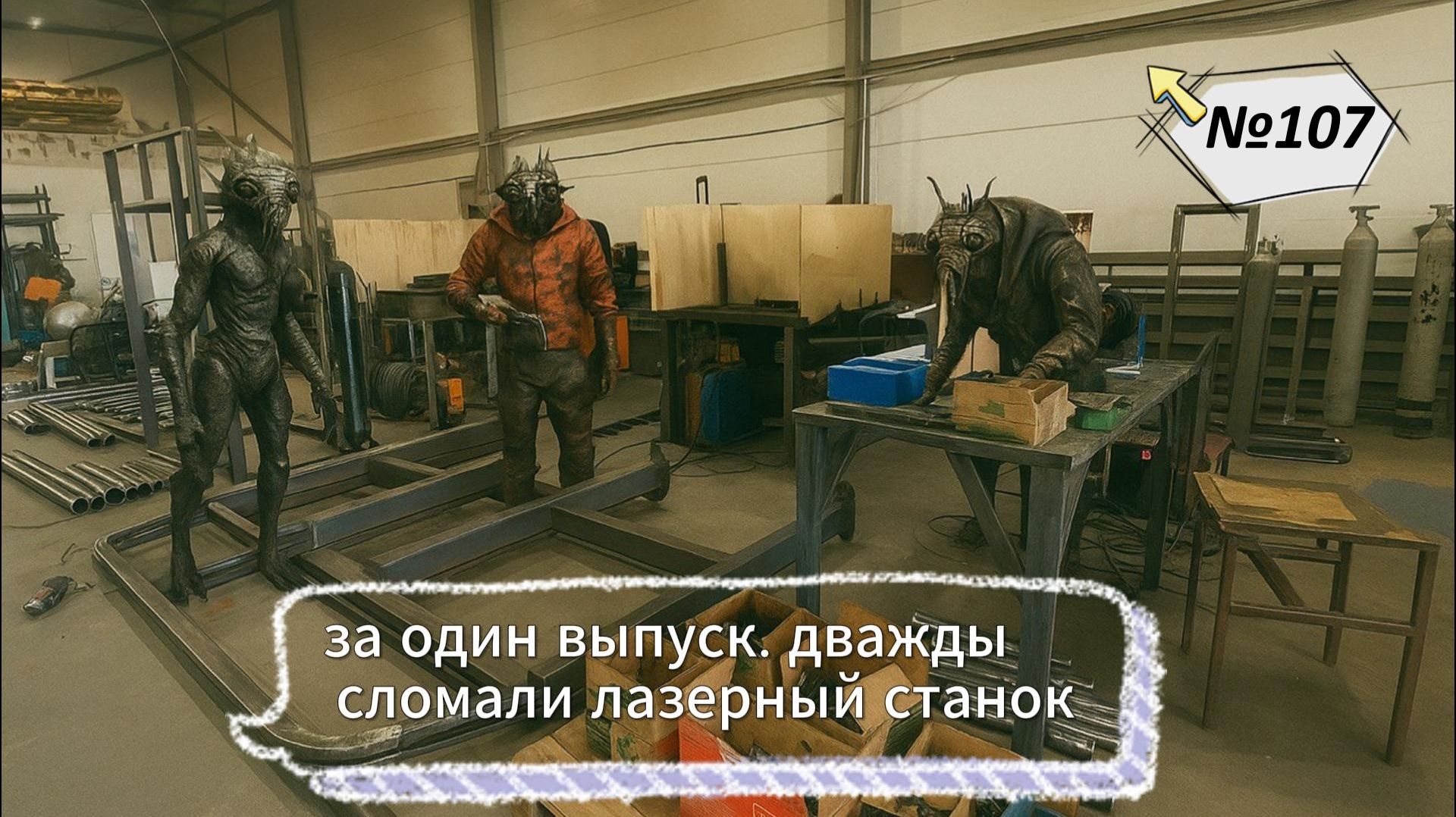 107. Купили сварочный аппарат.Дважды за выпуск сломали лазер