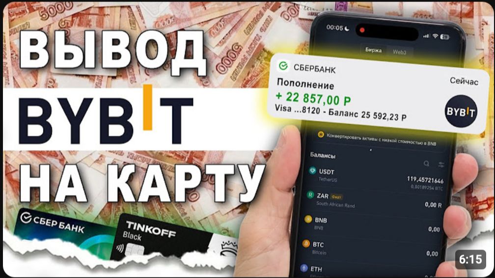 Как вывести с bybit на карту в рублях. Байбит вывод денег или криптовалюты на сбербанк