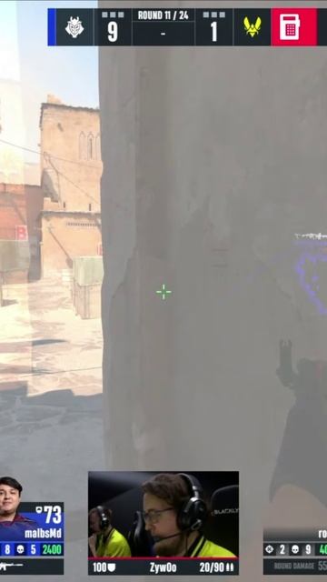 ZywOo ДЕЛАЕТ ЭЙС НА ДАСТ 2 VS G2 В ФИНАЛЕ BLAST OPEN LONDON 2025 #zywoo #vitality #shorts #cs2 #csgo