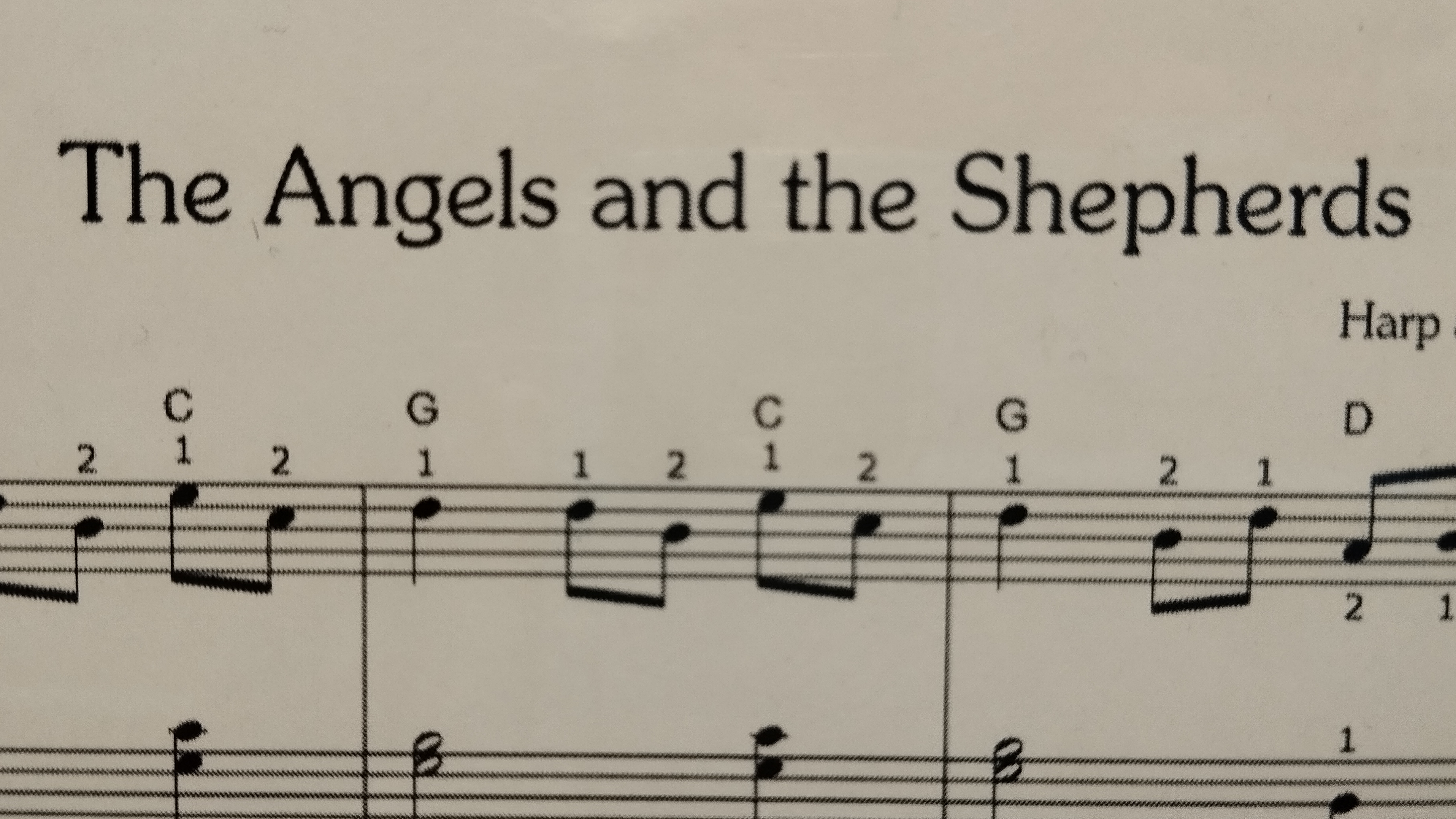 The Angels and the Shepherds (арфа)