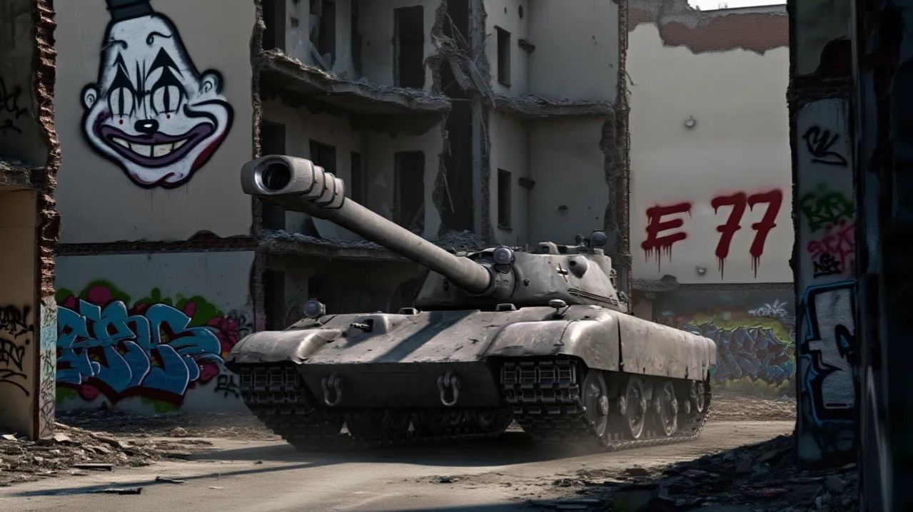 E 77 - Редкий гость рандома, неужели так плох? #whinemachine #worldoftanks #миртанков