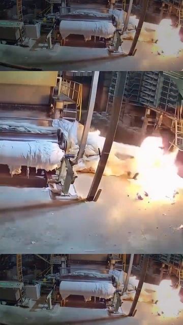 Отважный работник не пострадал.