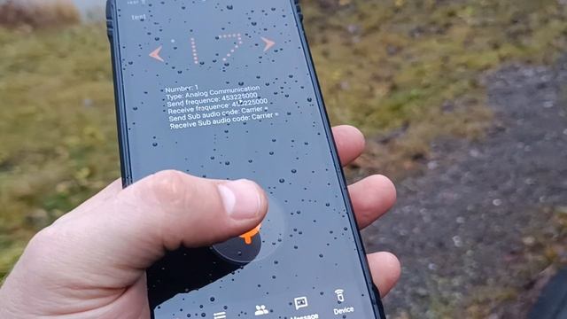 проверка радиосвязи на Hotwav Hyper 8 ultra c рацией Baofeng UV-5R 5W