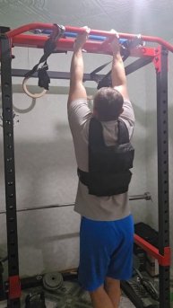 В жилете 14кг