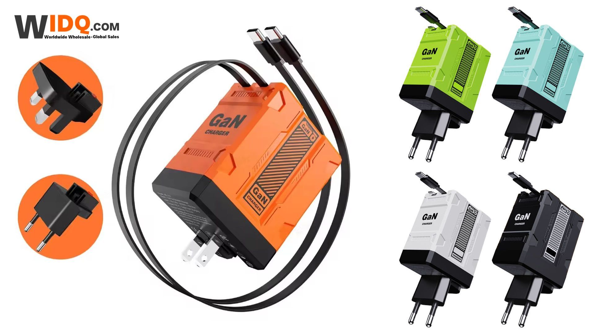 ⚡ Быстрое зарядное устройство GaN 20 Вт — Волшебное двухпортовое выдвижное зарядное устройство! 🔌